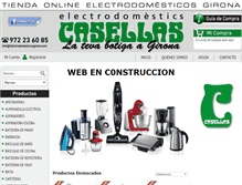 Tablet Screenshot of electrodomesticosgirona.com